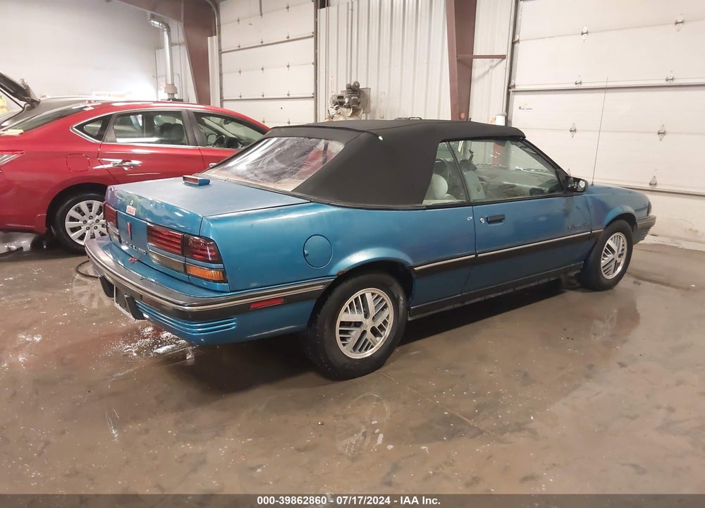 1991 PONTIAC SUNBIRD LE VIN: 1G2JB34K5M7625121