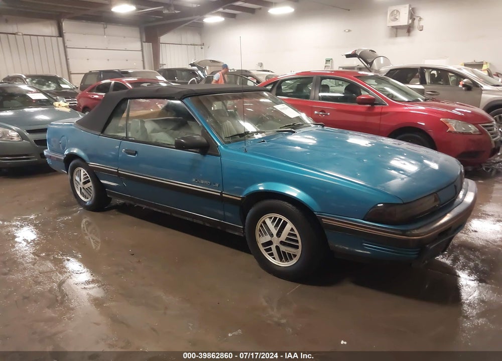 1991 PONTIAC SUNBIRD LE VIN: 1G2JB34K5M7625121