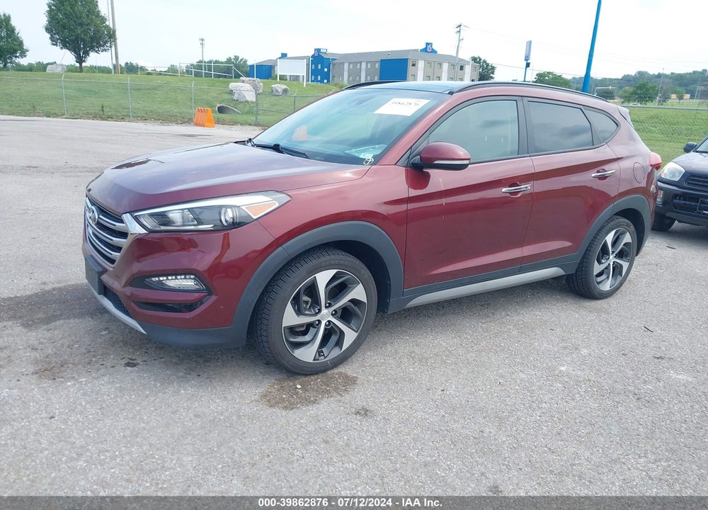 2017 HYUNDAI TUCSON LIMITED VIN: KM8J3CA22HU275883
