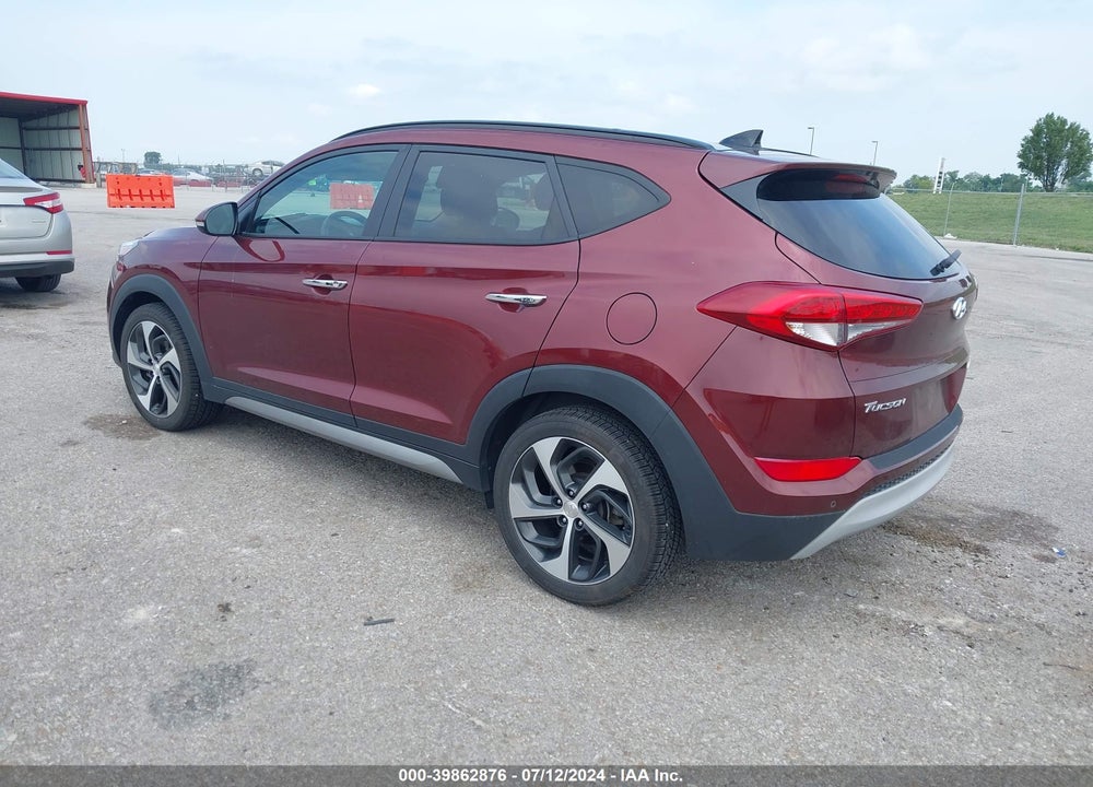 2017 HYUNDAI TUCSON LIMITED VIN: KM8J3CA22HU275883