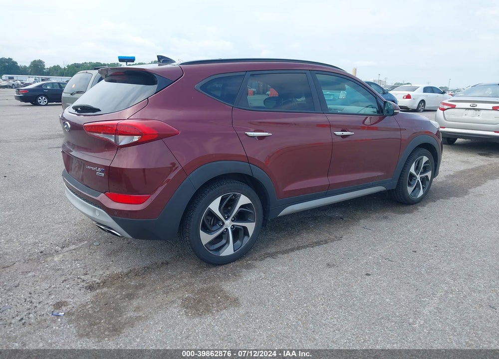 2017 HYUNDAI TUCSON LIMITED VIN: KM8J3CA22HU275883