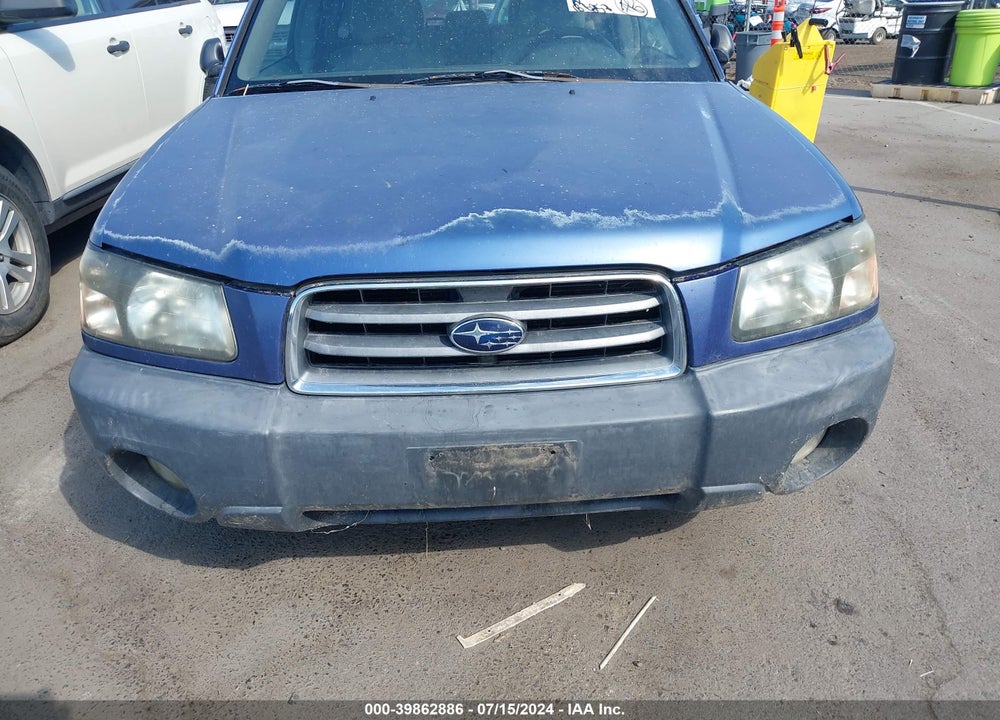 2003 SUBARU FORESTER X VIN: JF1SG63653H728030