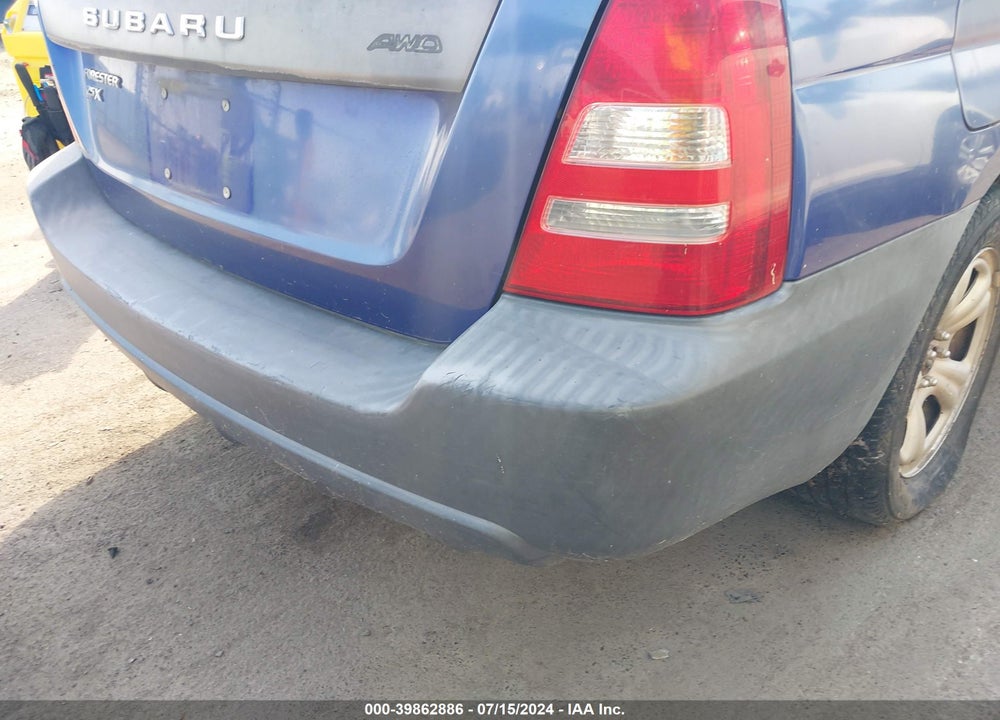 2003 SUBARU FORESTER X VIN: JF1SG63653H728030