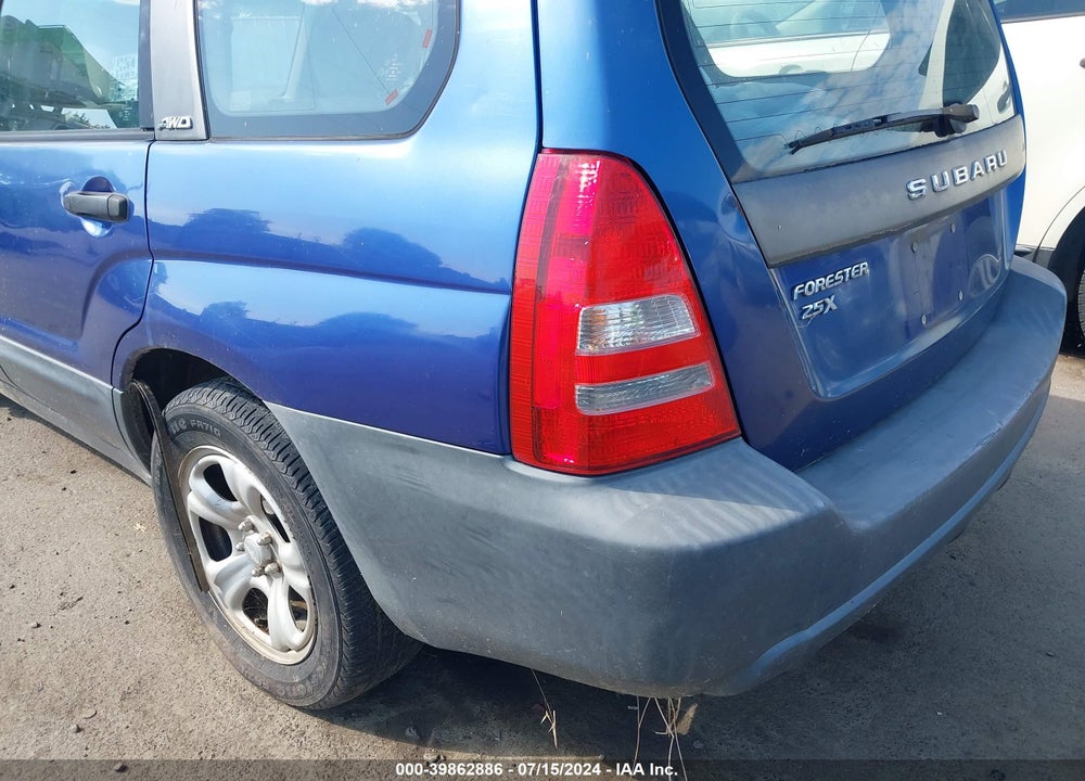 2003 SUBARU FORESTER X VIN: JF1SG63653H728030