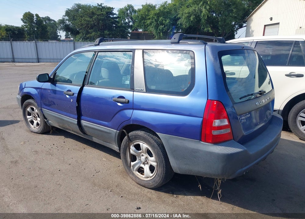 2003 SUBARU FORESTER X VIN: JF1SG63653H728030
