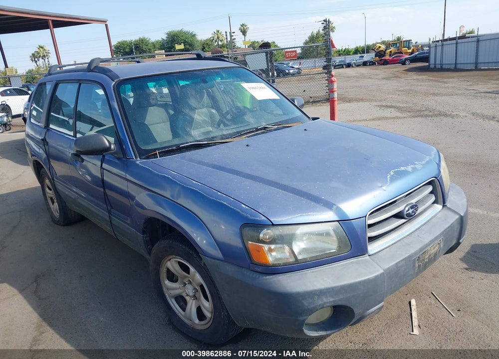 2003 SUBARU FORESTER X VIN: JF1SG63653H728030