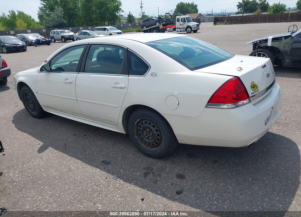 2009 CHEVROLET IMPALA POLICE VIN: 2G1WS57M691294931