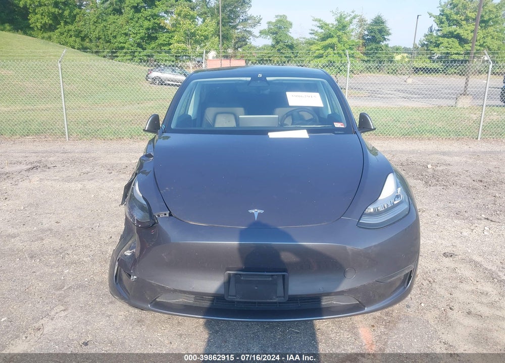 2021 TESLA MODEL Y LONG RANGE DUAL MOTOR ALL-WHEEL DRIVE VIN: 5YJYGDEE2MF068284