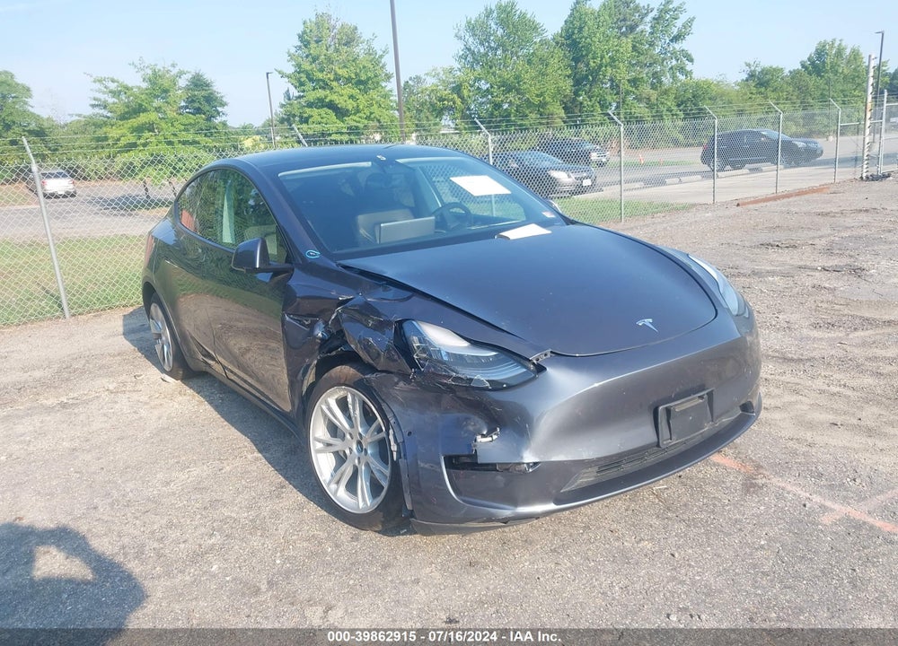 2021 TESLA MODEL Y LONG RANGE DUAL MOTOR ALL-WHEEL DRIVE VIN: 5YJYGDEE2MF068284