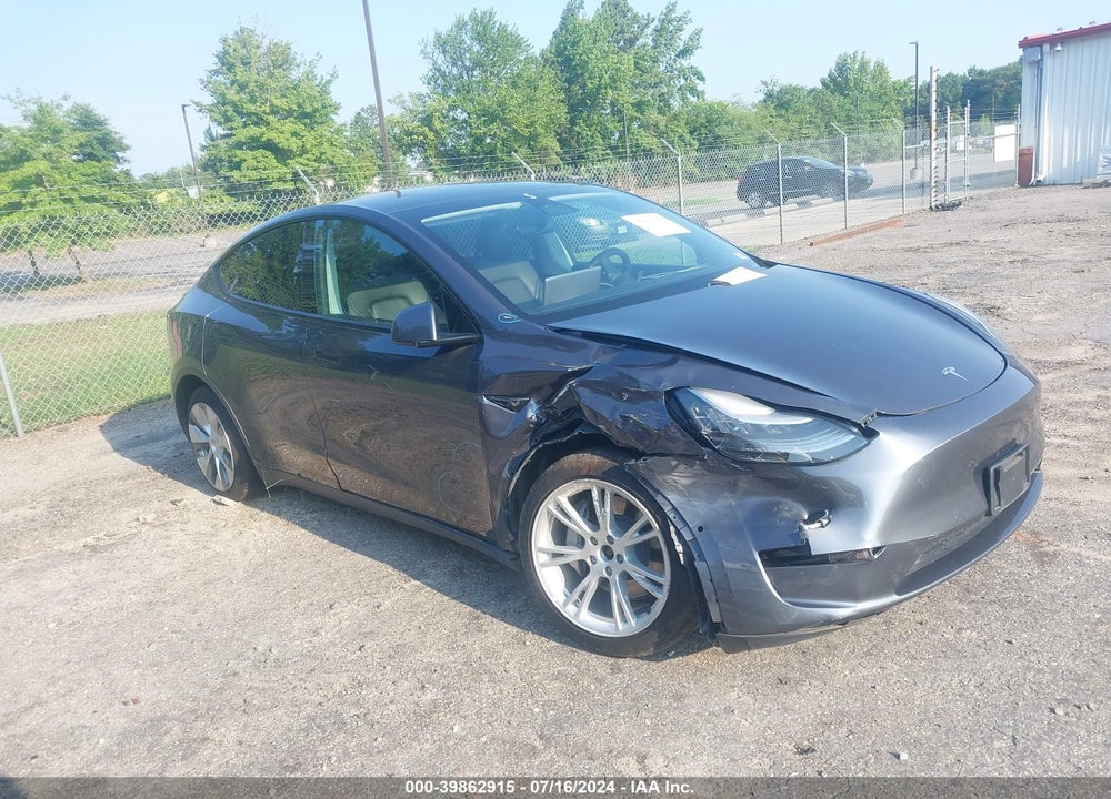 2021 TESLA MODEL Y LONG RANGE DUAL MOTOR ALL-WHEEL DRIVE VIN: 5YJYGDEE2MF068284
