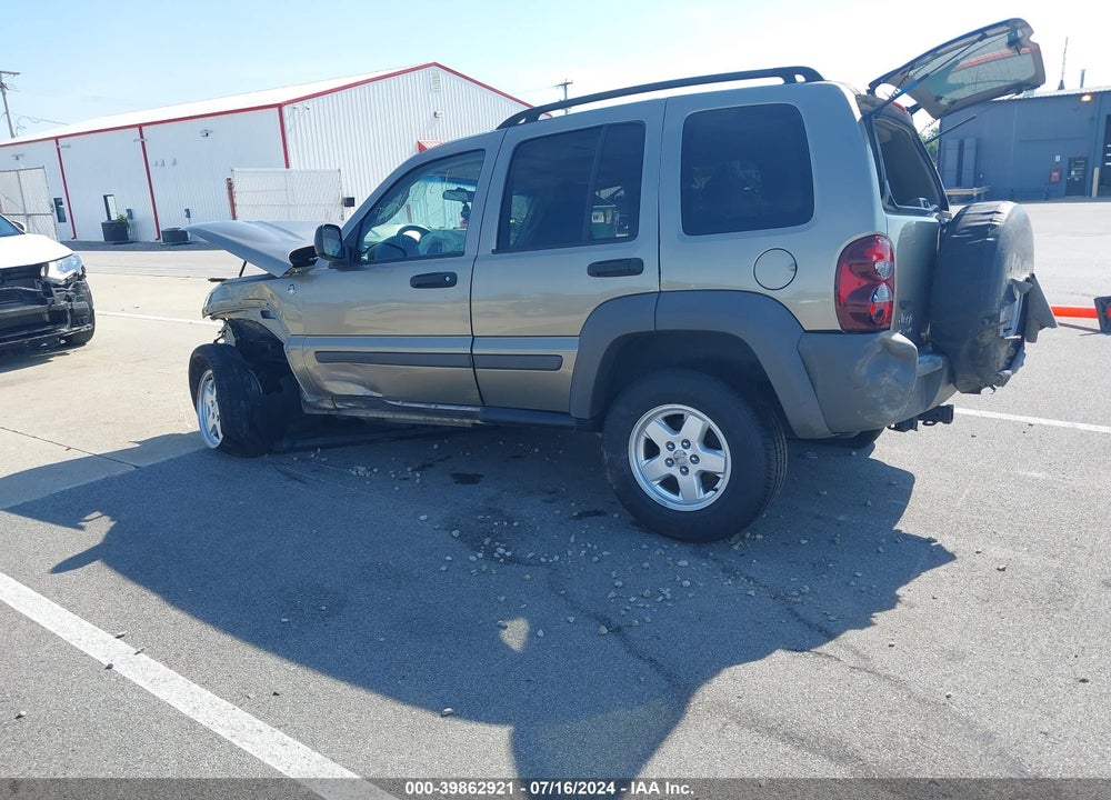 2007 JEEP LIBERTY SPORT VIN: 1J4GL48K07W716384