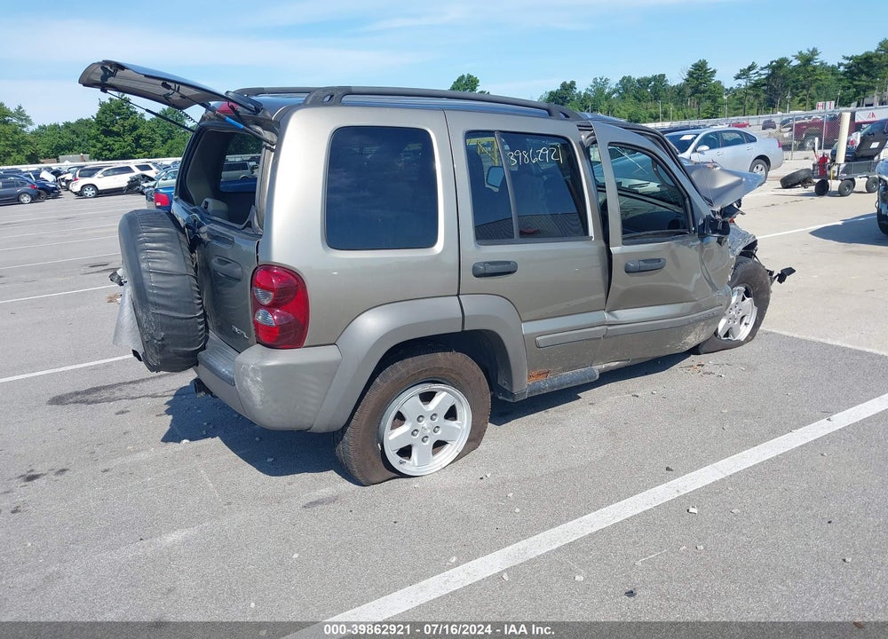 2007 JEEP LIBERTY SPORT VIN: 1J4GL48K07W716384