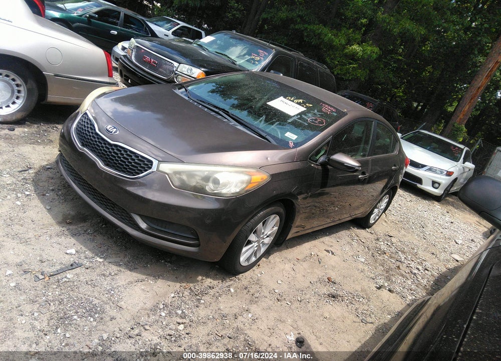 2014 KIA FORTE LX VIN: KNAFX4A61E5158886