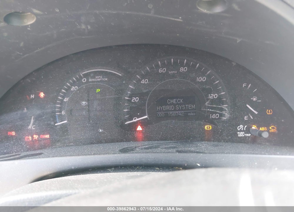 2007 TOYOTA CAMRY HYBRID VIN: JTNBB46K273037669