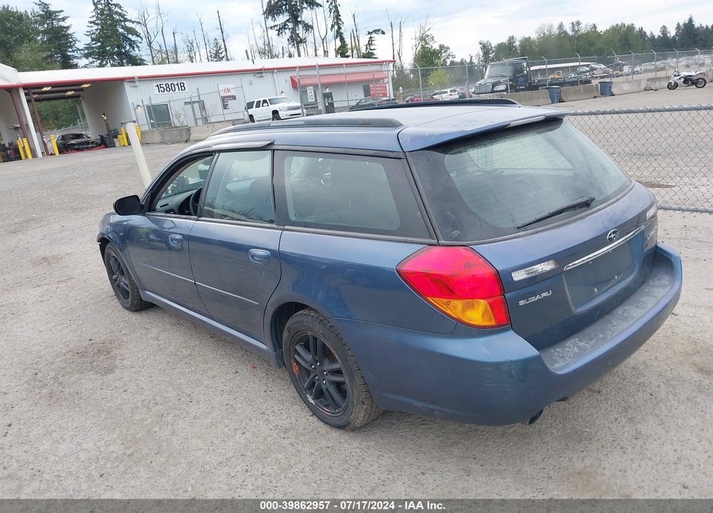 2005 SUBARU LEGACY 2.5I VIN: 4S3BP616257378720