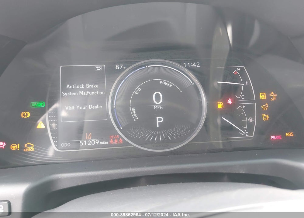 2022 LEXUS ES 300H VIN: 58ADA1C17NU019920