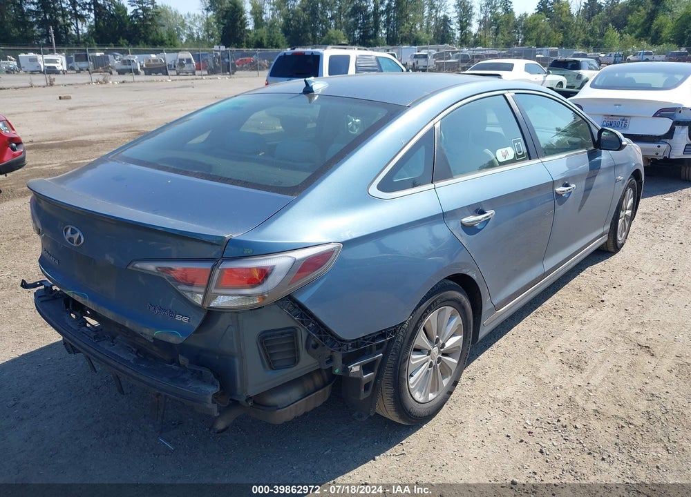 2016 HYUNDAI SONATA HYBRID SE VIN: KMHE24L17GA029085