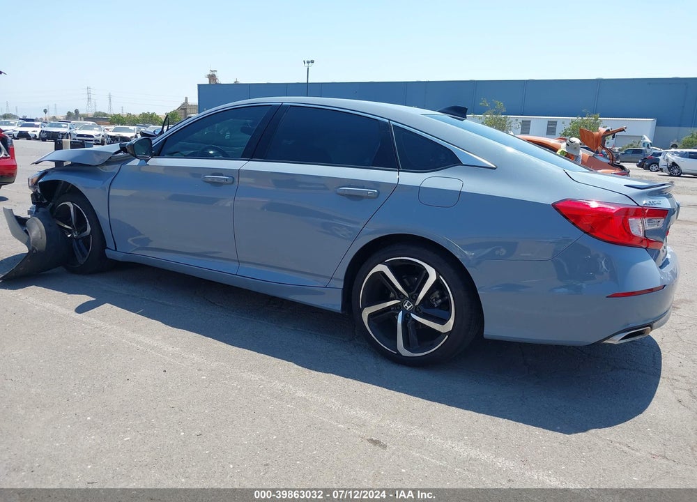 2022 HONDA ACCORD SPORT 2.0T VIN: 1HGCV2F34NA011579