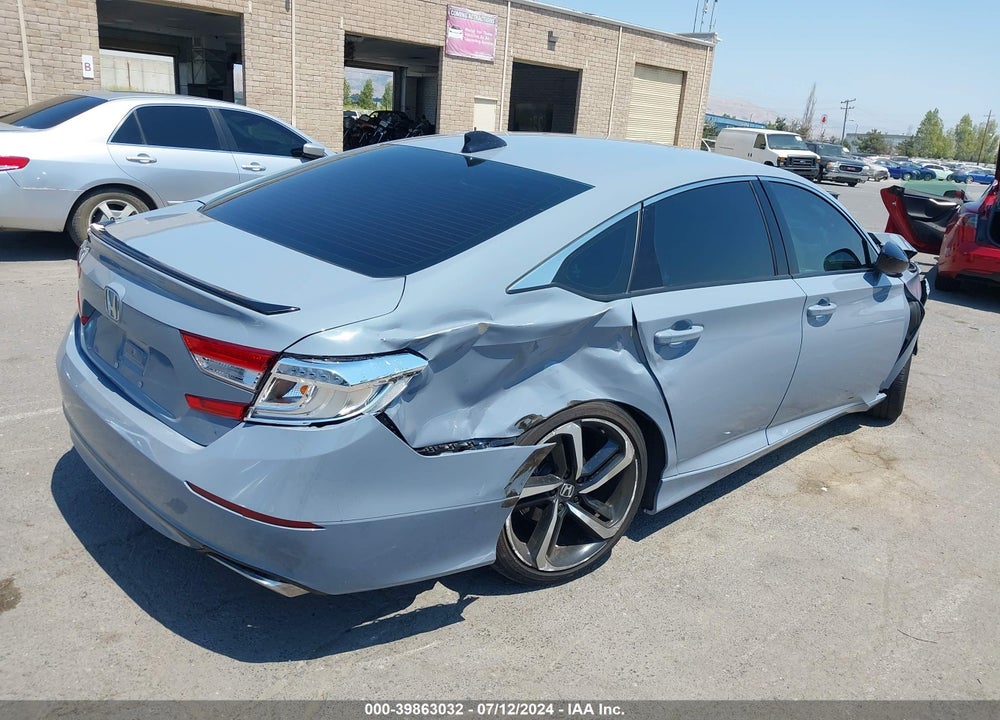 2022 HONDA ACCORD SPORT 2.0T VIN: 1HGCV2F34NA011579