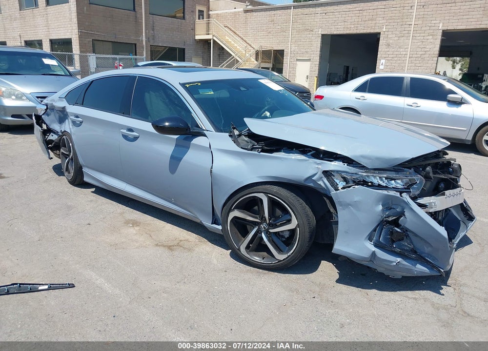 2022 HONDA ACCORD SPORT 2.0T VIN: 1HGCV2F34NA011579