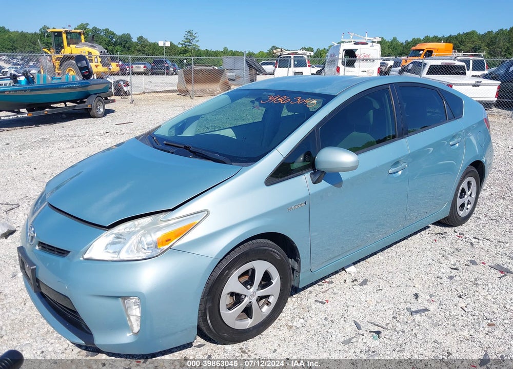 2014 TOYOTA PRIUS TWO VIN: JTDKN3DUXE1735207
