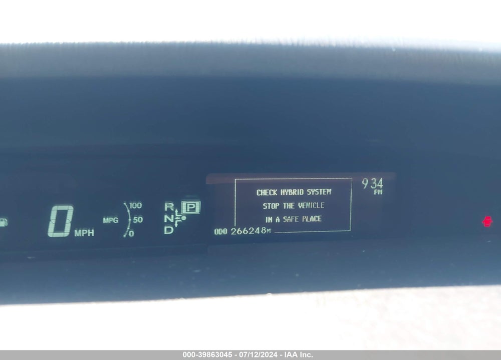 2014 TOYOTA PRIUS TWO VIN: JTDKN3DUXE1735207
