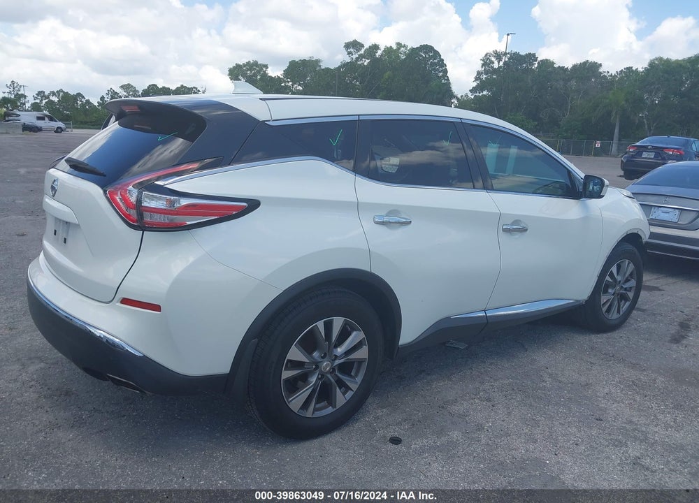 2016 NISSAN MURANO S VIN: 5N1AZ2MG2GN157258