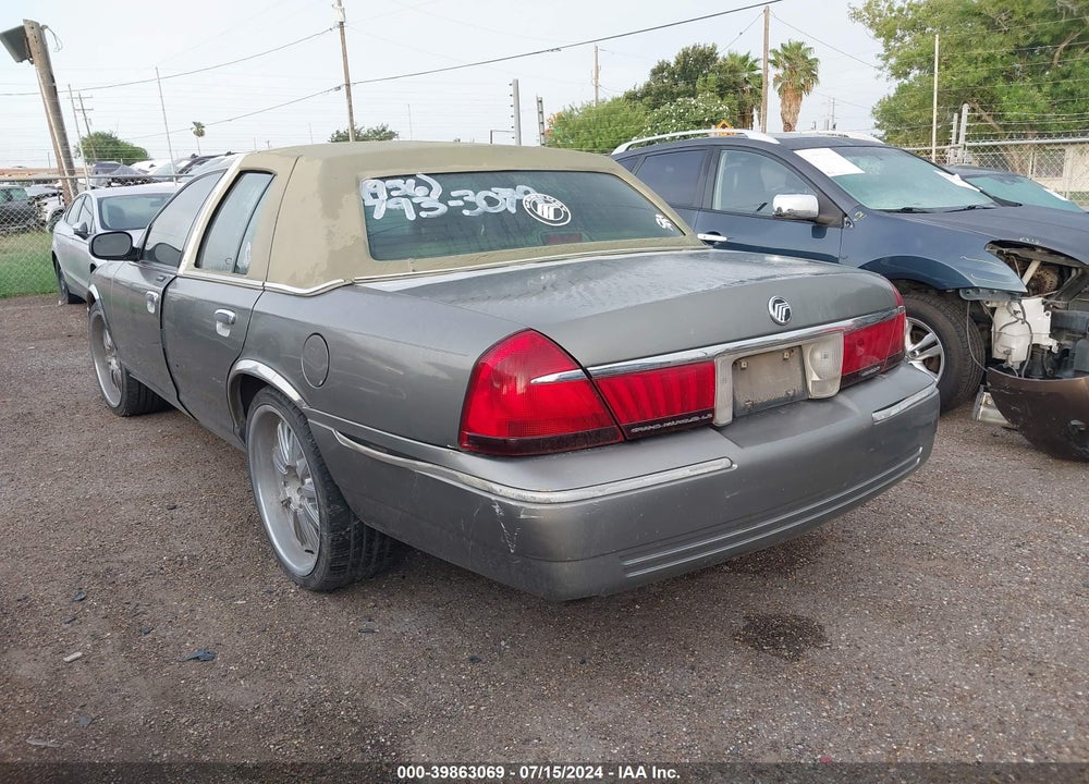 2002 MERCURY GRAND MARQUIS GS VIN: 2MEFM74W12X601460