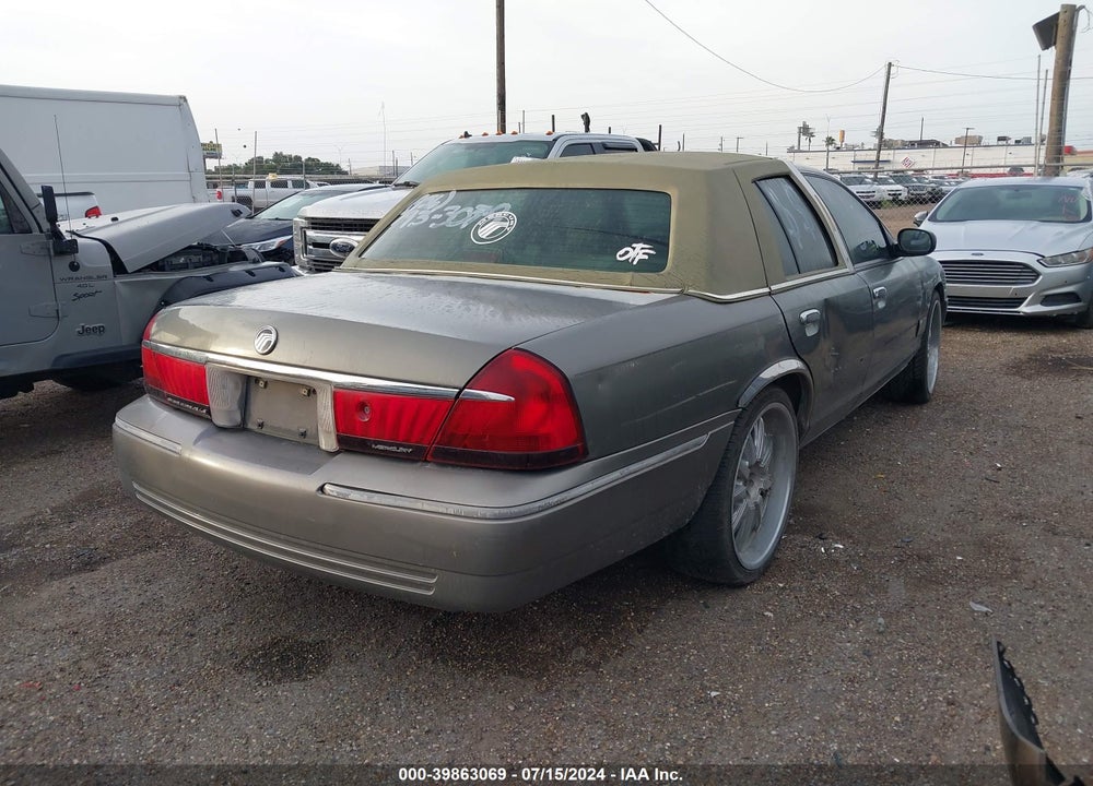 2002 MERCURY GRAND MARQUIS GS VIN: 2MEFM74W12X601460