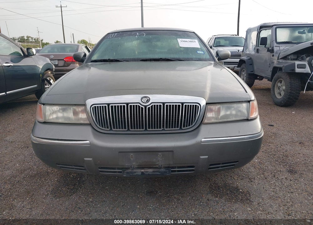 2002 MERCURY GRAND MARQUIS GS VIN: 2MEFM74W12X601460