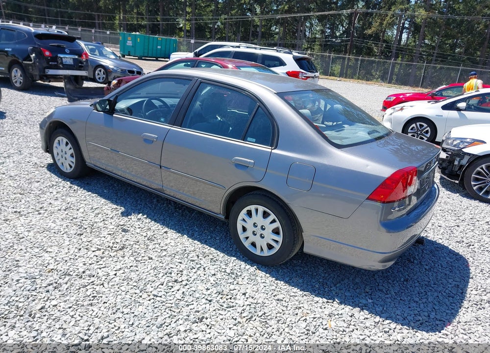 2004 HONDA CIVIC LX VIN: 2HGES16644H624338