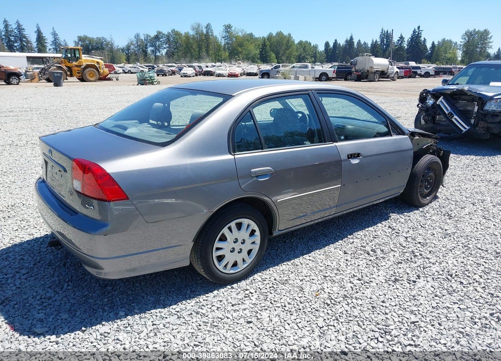 2004 HONDA CIVIC LX VIN: 2HGES16644H624338