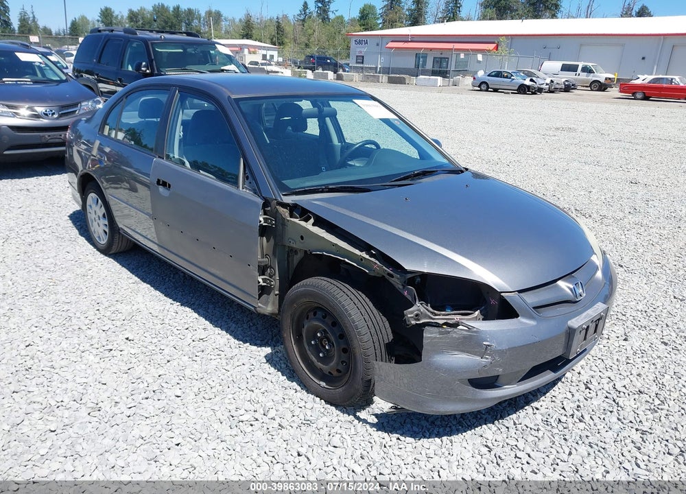 2004 HONDA CIVIC LX VIN: 2HGES16644H624338