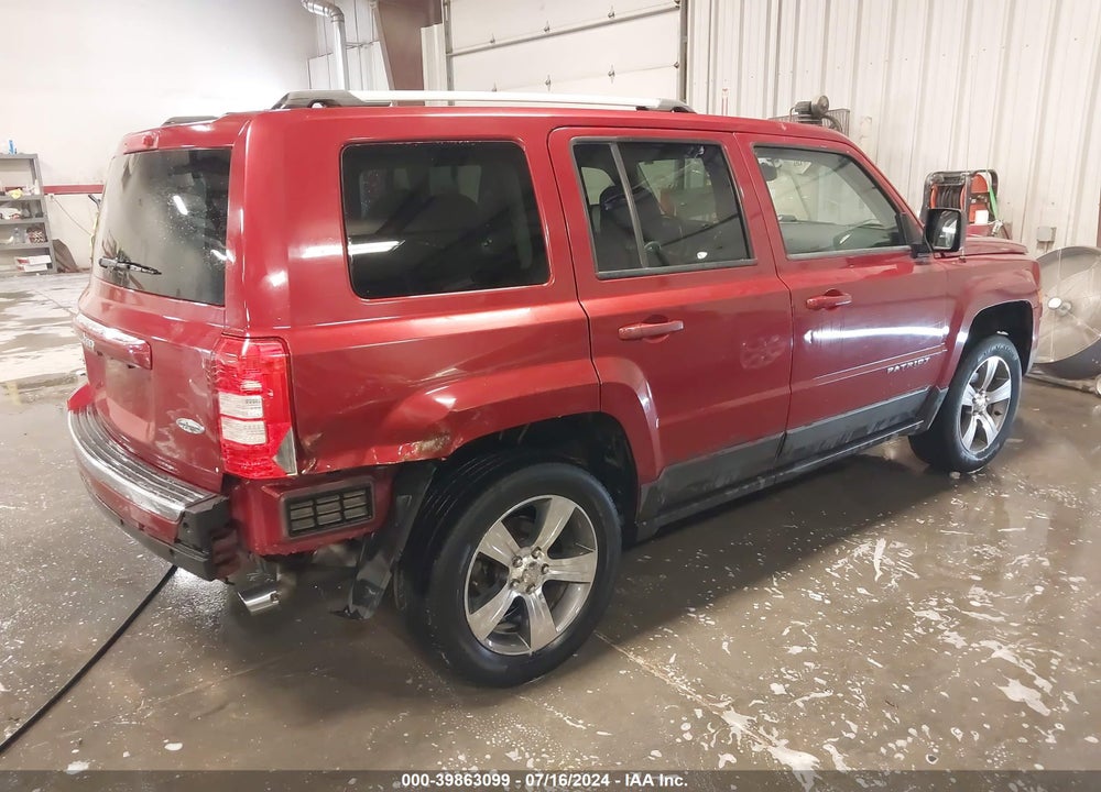 2016 JEEP PATRIOT HIGH ALTITUDE EDITION VIN: 1C4NJRFB5GD647531