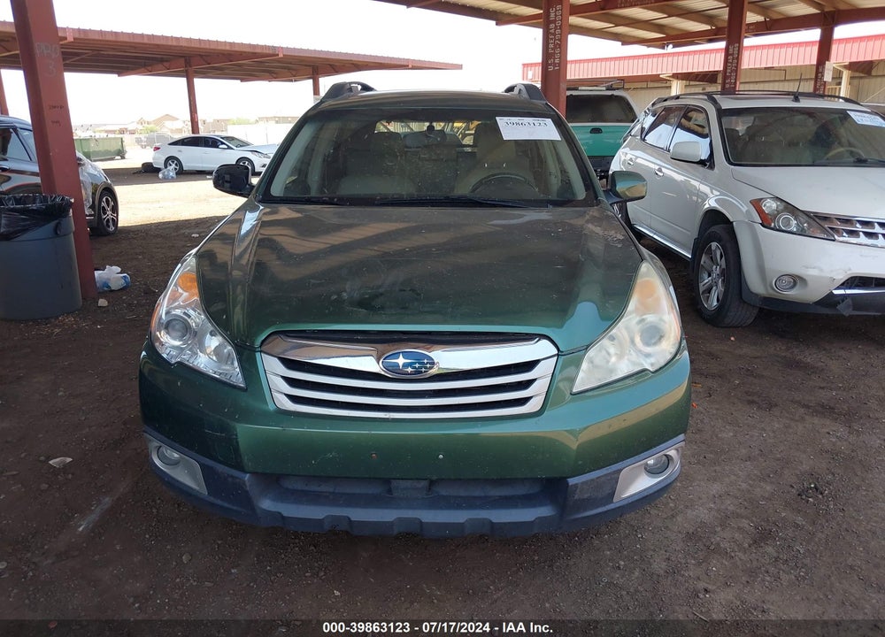 2010 SUBARU OUTBACK 2.5I PREMIUM VIN: 4S4BRBGC9A3332380
