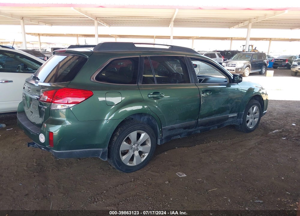 2010 SUBARU OUTBACK 2.5I PREMIUM VIN: 4S4BRBGC9A3332380