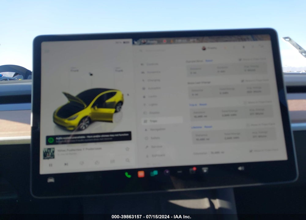 2023 TESLA MODEL Y AWD/LONG RANGE DUAL MOTOR ALL-WHEEL DRIVE VIN: 7SAYGDEE8PF872208