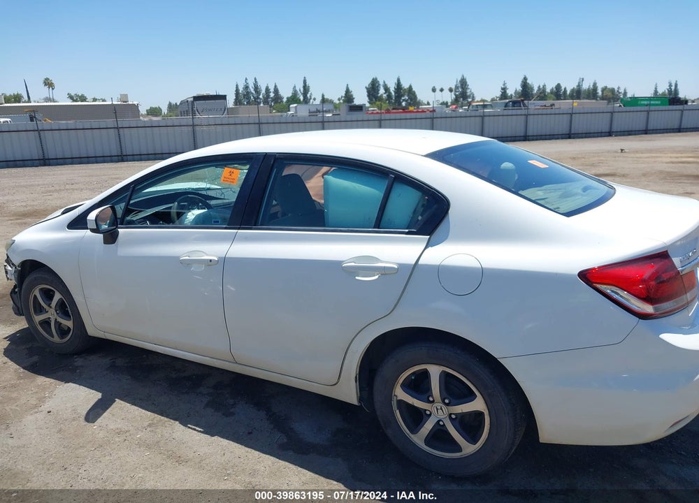 2015 HONDA CIVIC SE VIN: 19XFB2F77FE273442