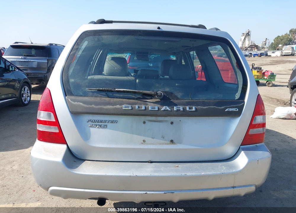 2003 SUBARU FORESTER XS VIN: JF1SG65643H770248