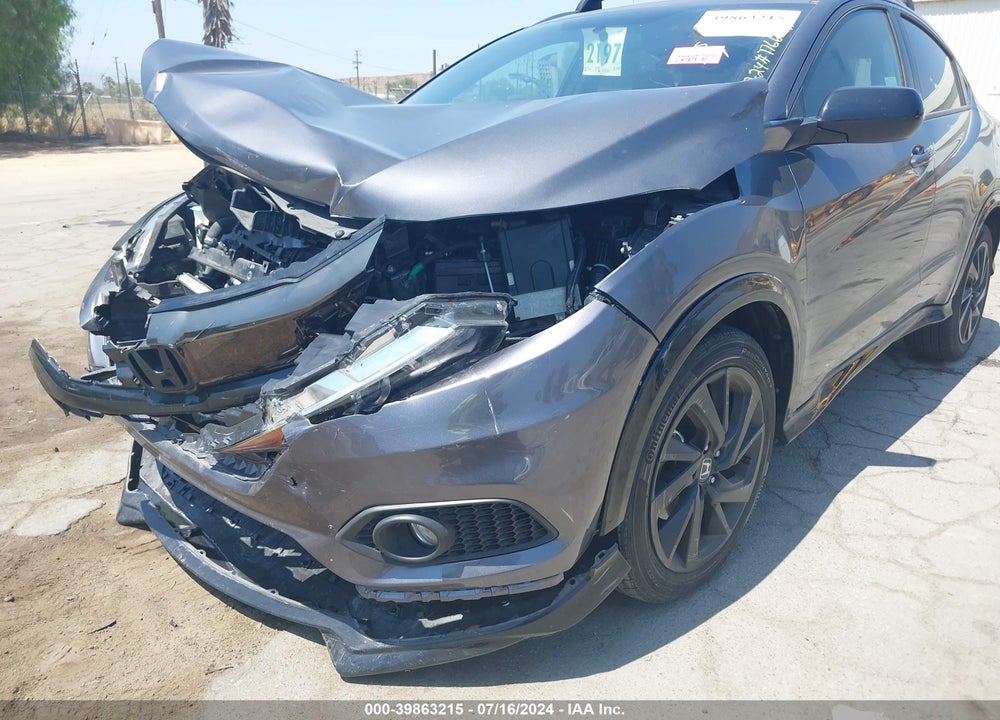 2022 HONDA HR-V 2WD SPORT VIN: 3CZRU5H14NM735424