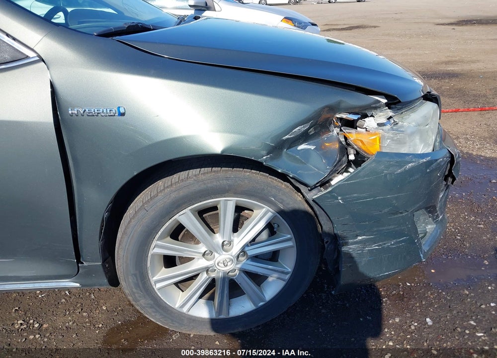 2012 TOYOTA CAMRY HYBRID XLE VIN: 4T1BD1FK9CU015262