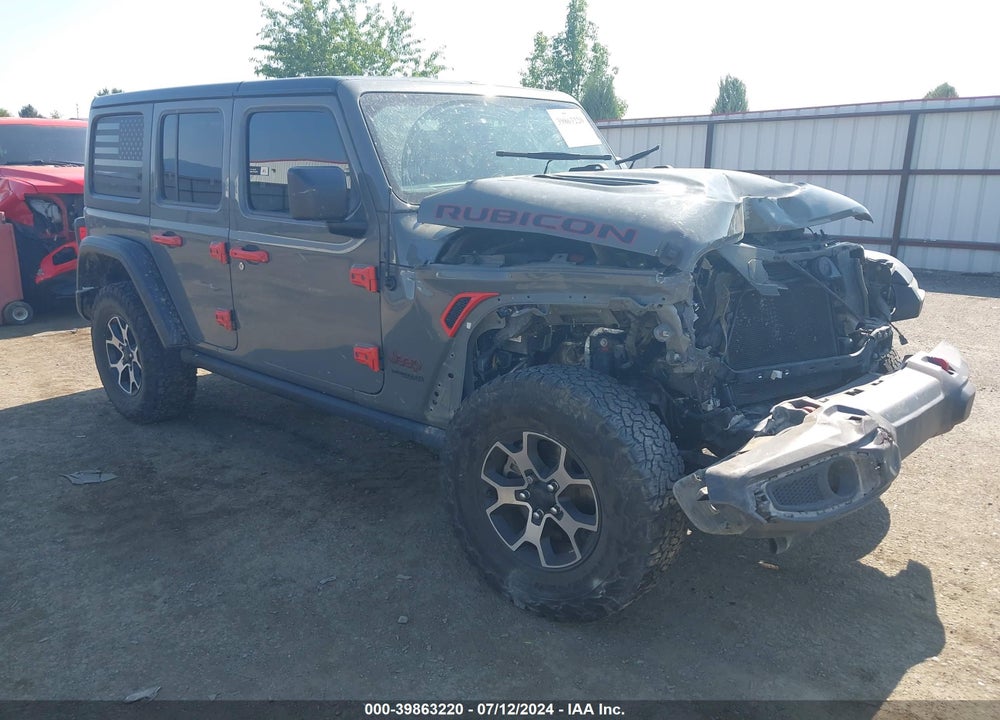 2020 JEEP WRANGLER UNLIMITED RUBICON 4X4 VIN: 1C4HJXFG7LW142473
