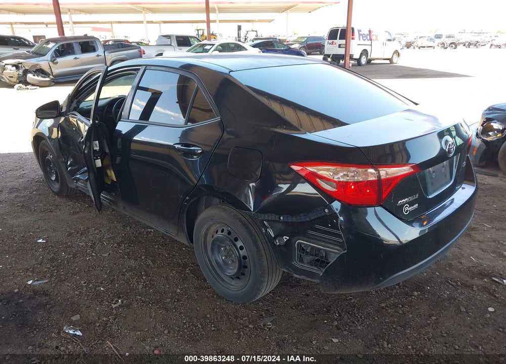 2018 TOYOTA COROLLA LE VIN: 2T1BURHE8JC034972