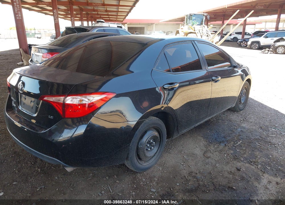 2018 TOYOTA COROLLA LE VIN: 2T1BURHE8JC034972