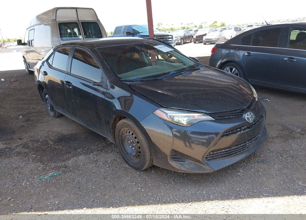 2018 TOYOTA COROLLA LE VIN: 2T1BURHE8JC034972