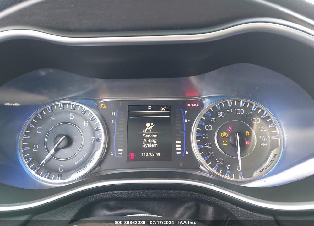 2016 CHRYSLER 200 LIMITED VIN: 1C3CCCAB5GN124921