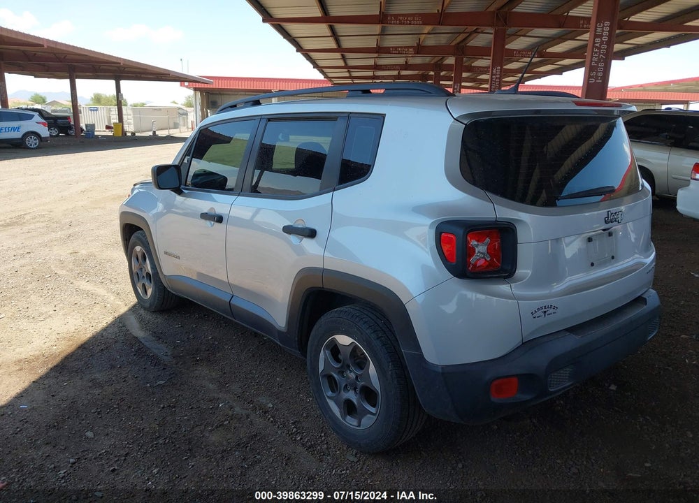 2015 JEEP RENEGADE SPORT VIN: ZACCJAAH0FPC03414