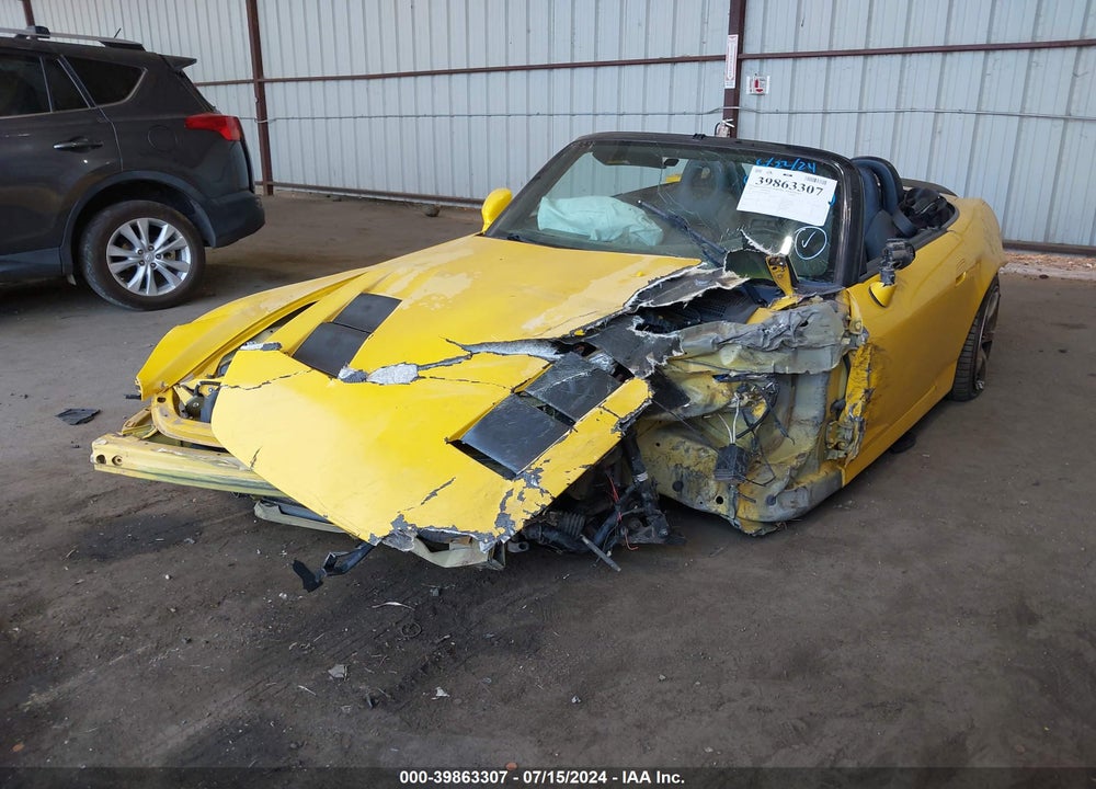 2001 HONDA S2000 VIN: JHMAP11491T005591