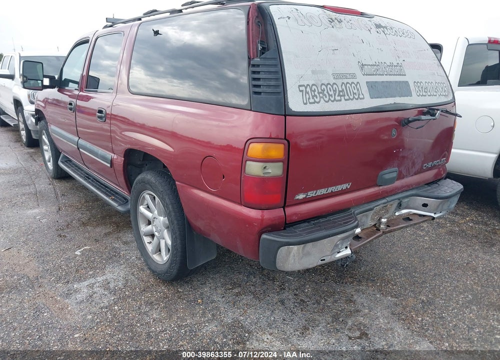 2001 CHEVROLET SUBURBAN 1500 LS VIN: 1GNEC16T91J234208