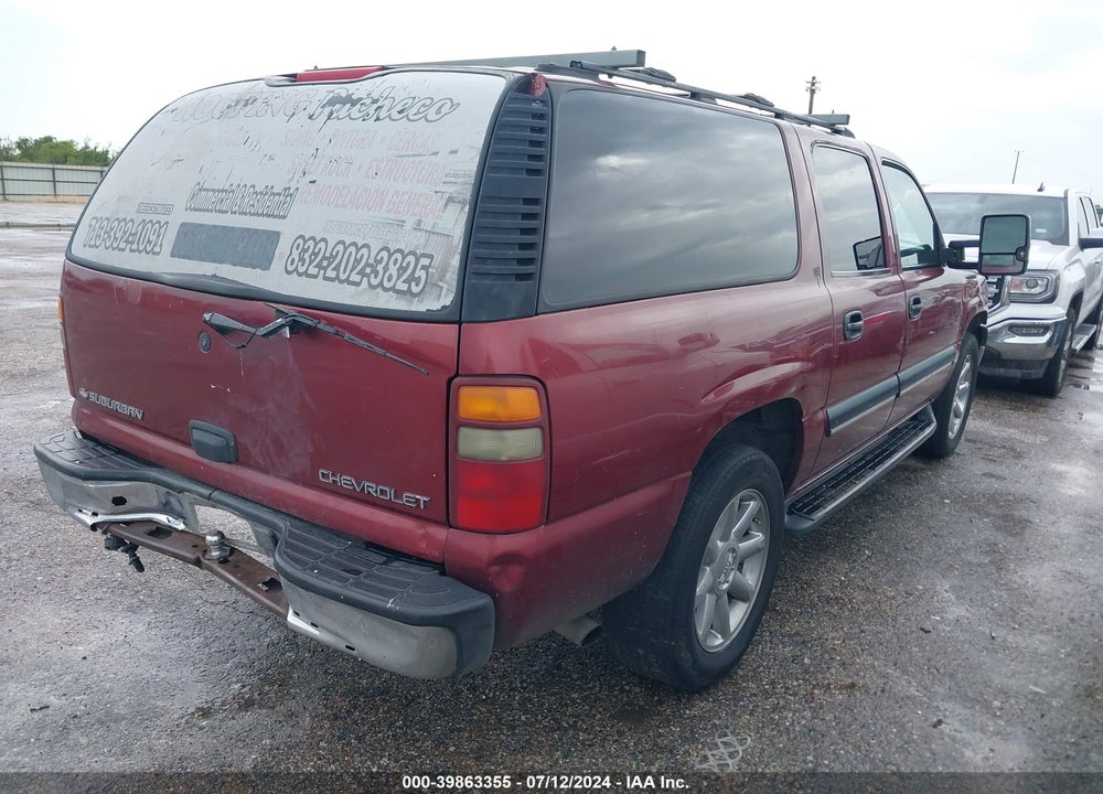 2001 CHEVROLET SUBURBAN 1500 LS VIN: 1GNEC16T91J234208